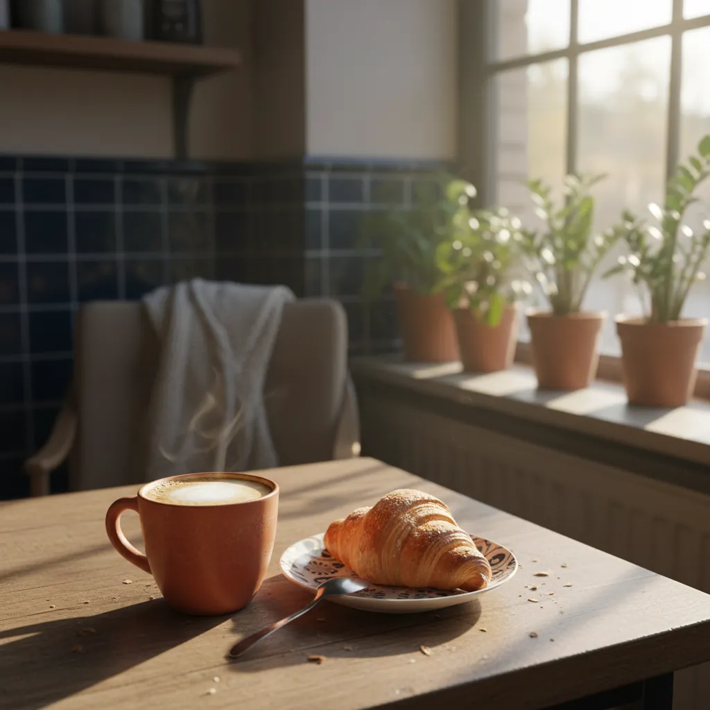 Koffie en gebak bij Bistro Lokaal